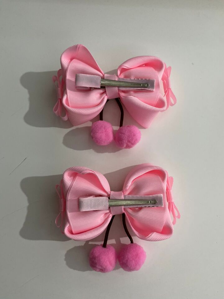Pembe Kirazlı Toka 2 li