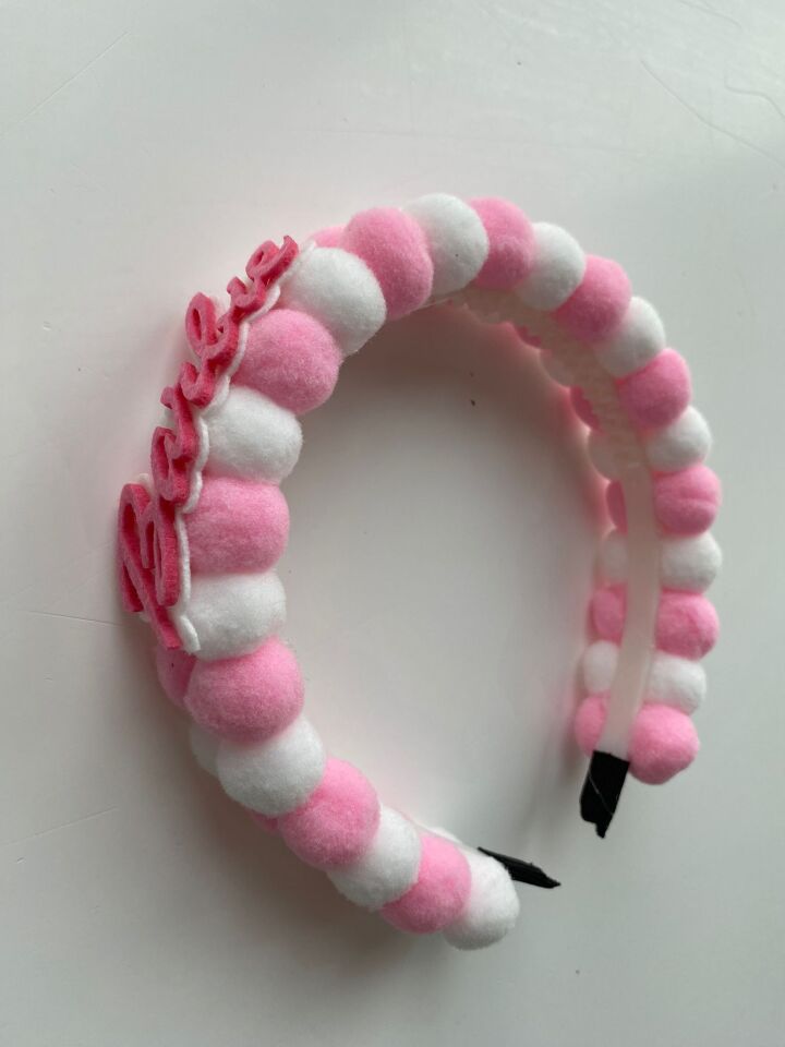 Barbie Beyaz Pembe Taç