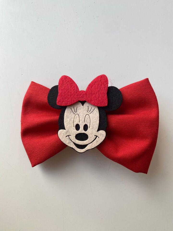 Kırmızı Minnie Mouse Toka