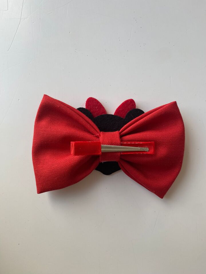 Kırmızı Minnie Mouse Toka