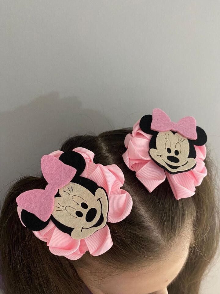 Pembe Minnie Mouse 2 li Toka