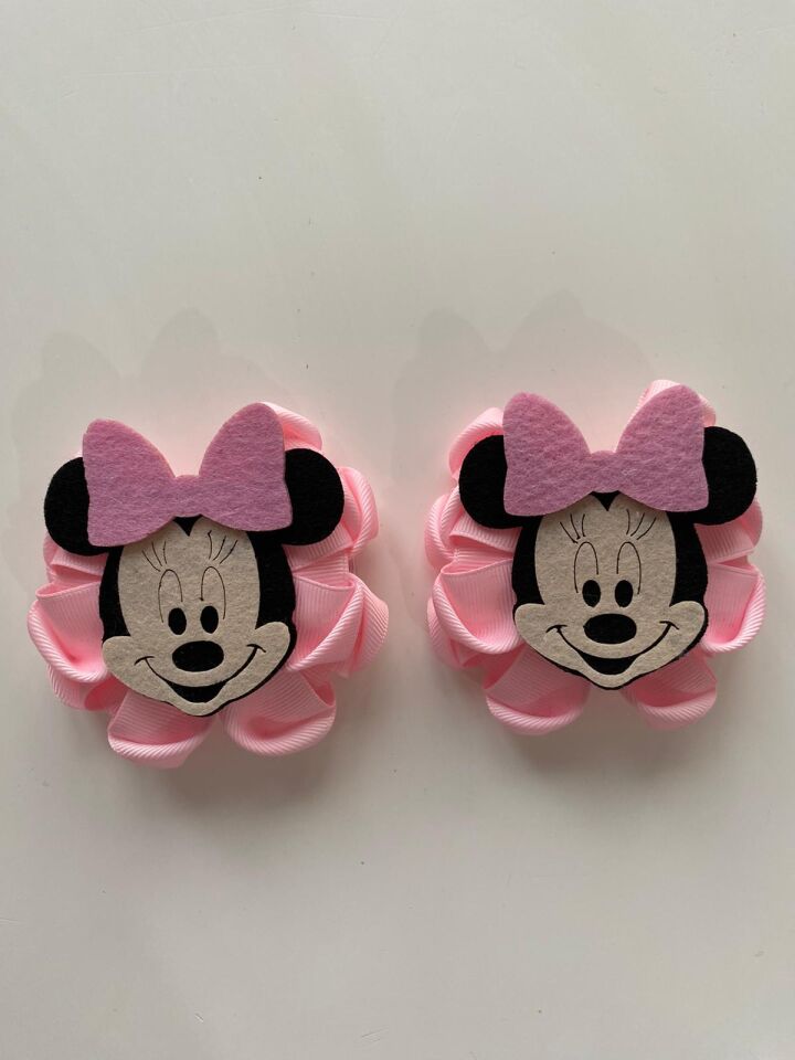 Pembe Minnie Mouse 2 li Toka