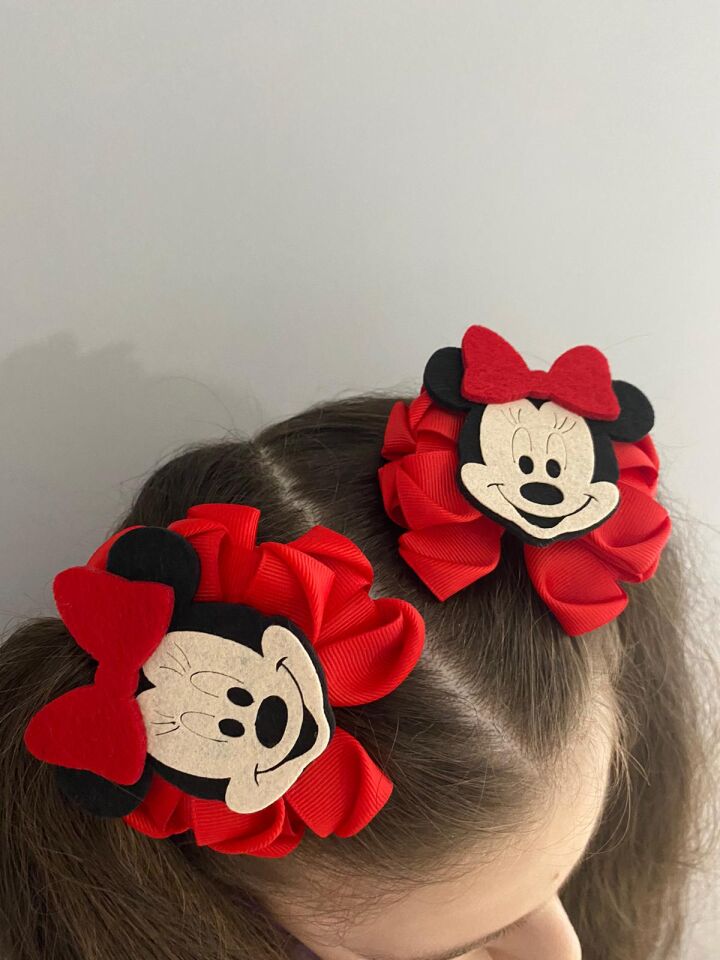 Minnie Mouse Kırmızı Toka