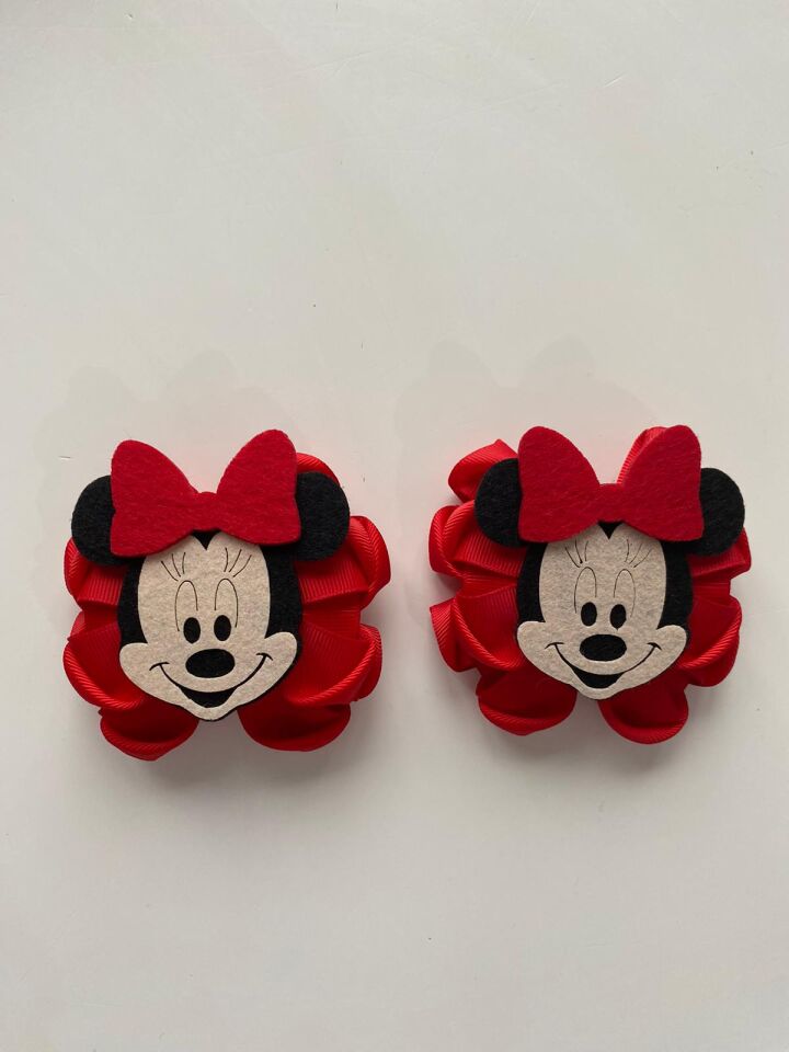 Minnie Mouse Kırmızı Toka