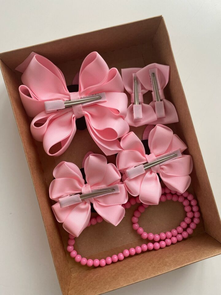 Pembe Minnie Mouse Toka Seti