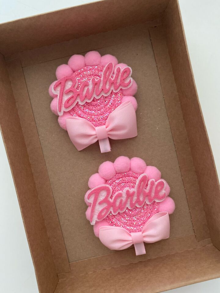 Şeker Toka Barbie Pembe 2 li